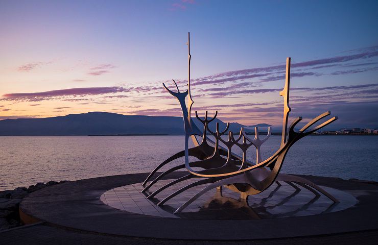 Scultura Sólfar a Reykjavik