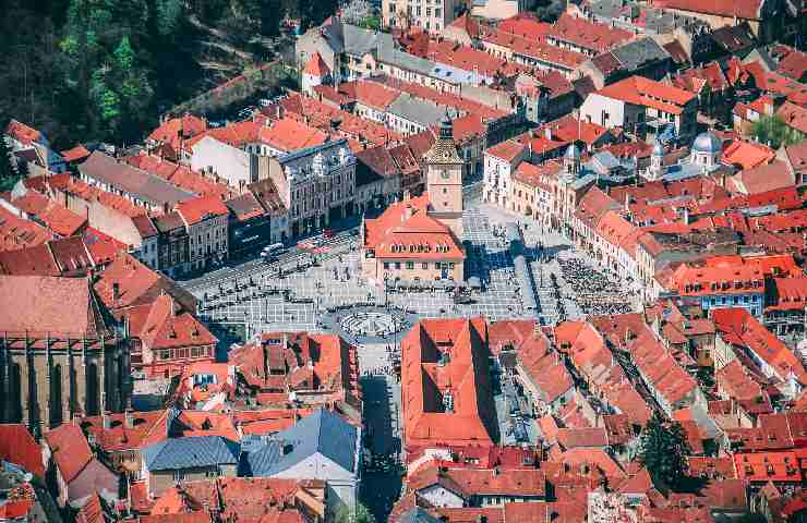 Brasov dall'alto