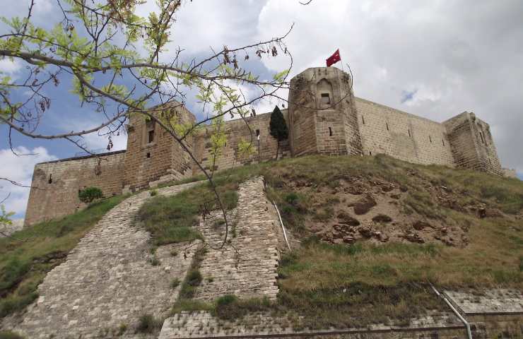 Castello di Gaziantep prima del grave danneggiamento del terremoto di febbraio 2023