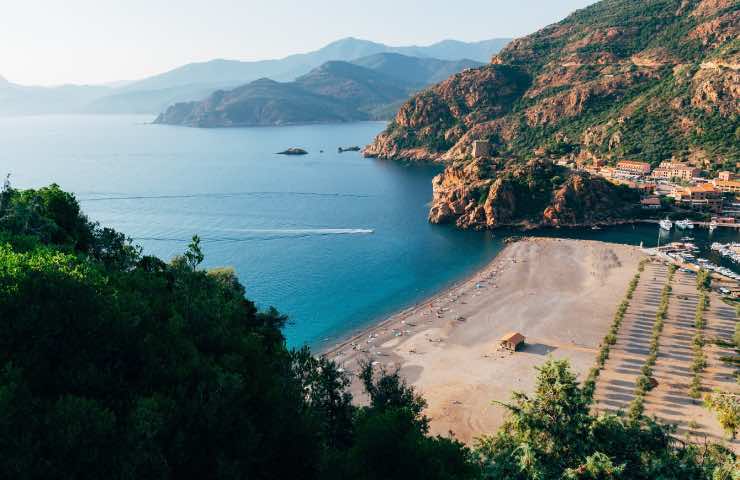 Vista della Corsica