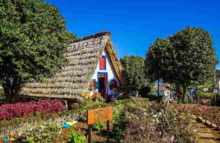 Casa tipica della cittadina di Santana, a Madeira