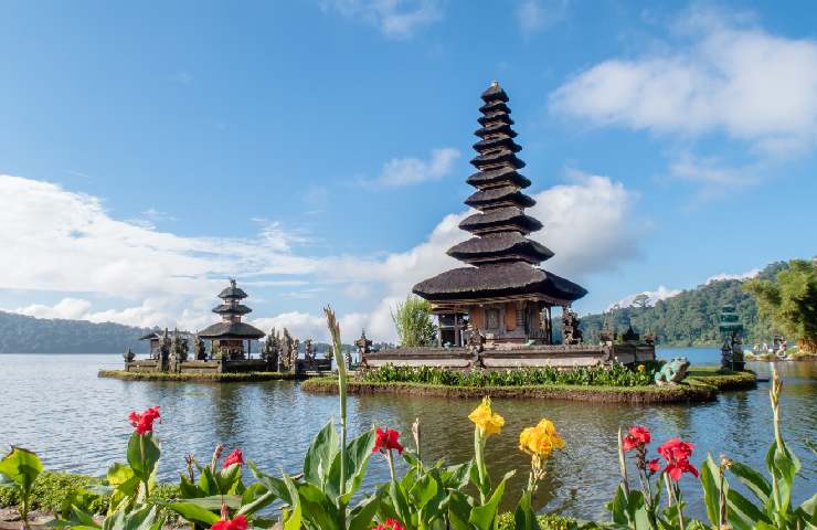 Tempio a Bali, in Indonesia