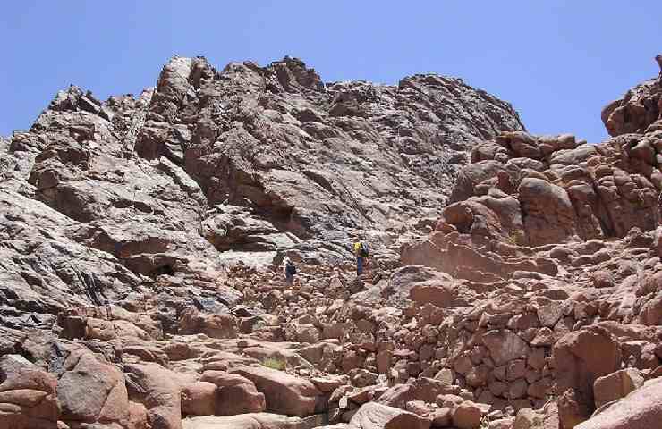 La sommità del monte Sinai