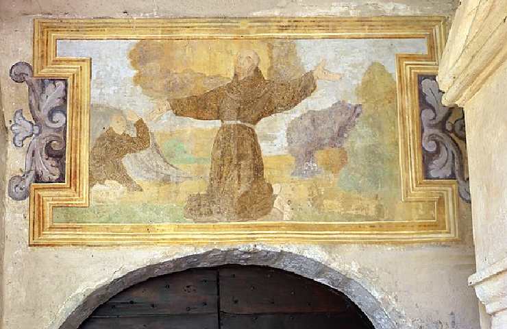 Affresco raffigurante San Francesco