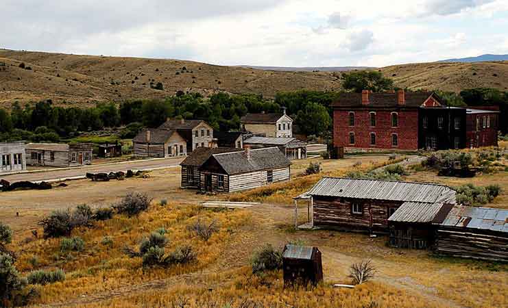 città fantasma in montana