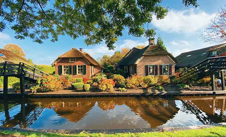 Giethoorn in olanda