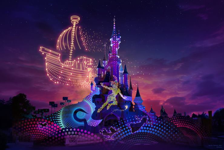 Nuovo Drone Show a Disneyland Paris