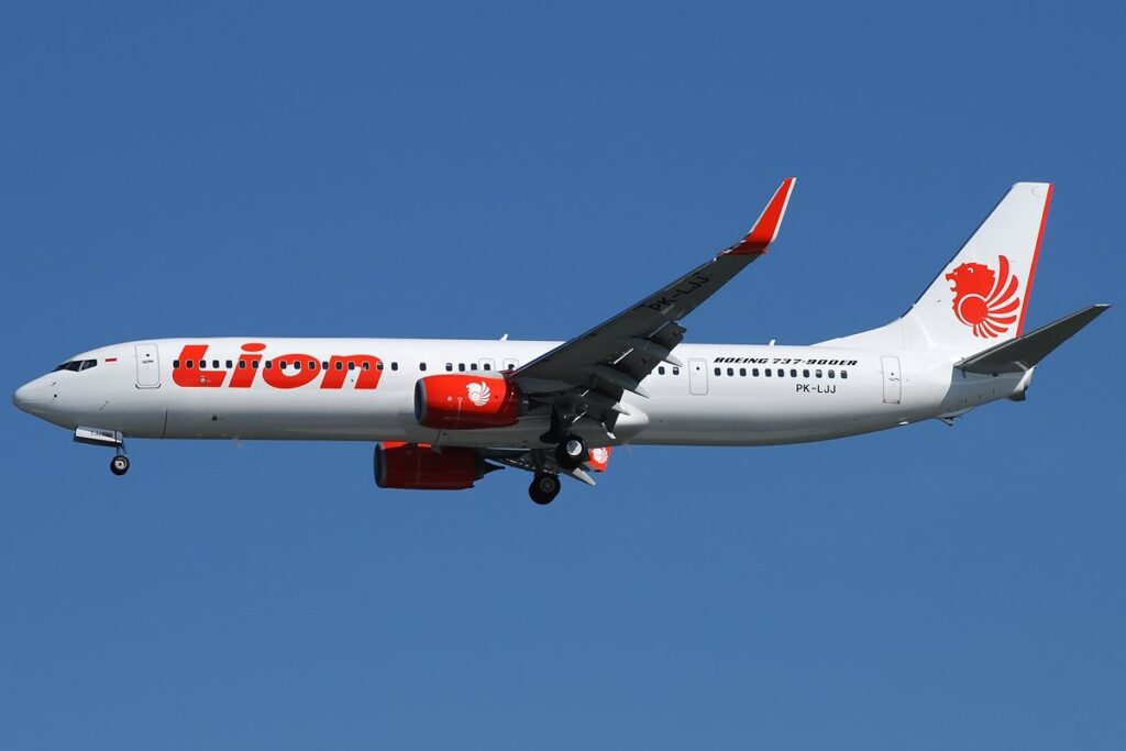 Un aereo di Lion Air, una delle compagnie aeree costrette a operare in condizioni estremamente difficili