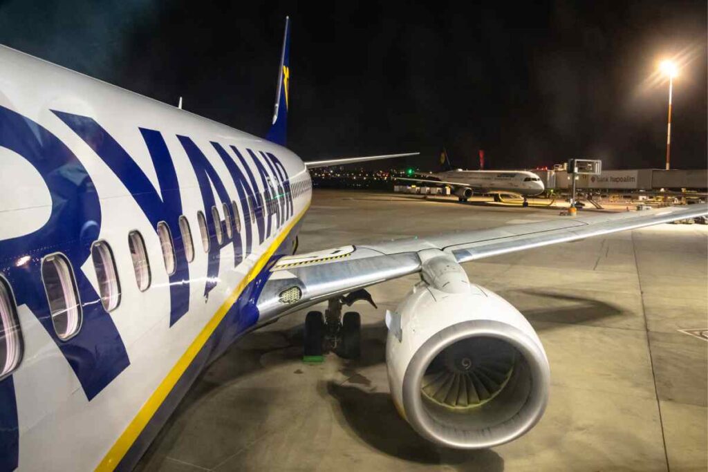 Un aereo di Ryanair