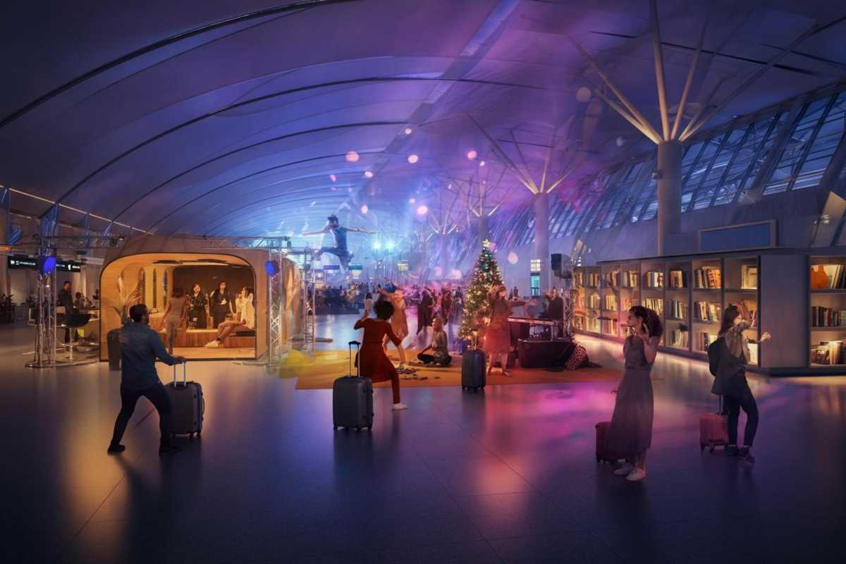 Aeroporti che sorprendono: cinema, yoga e DJ per un viaggio indimenticabile
