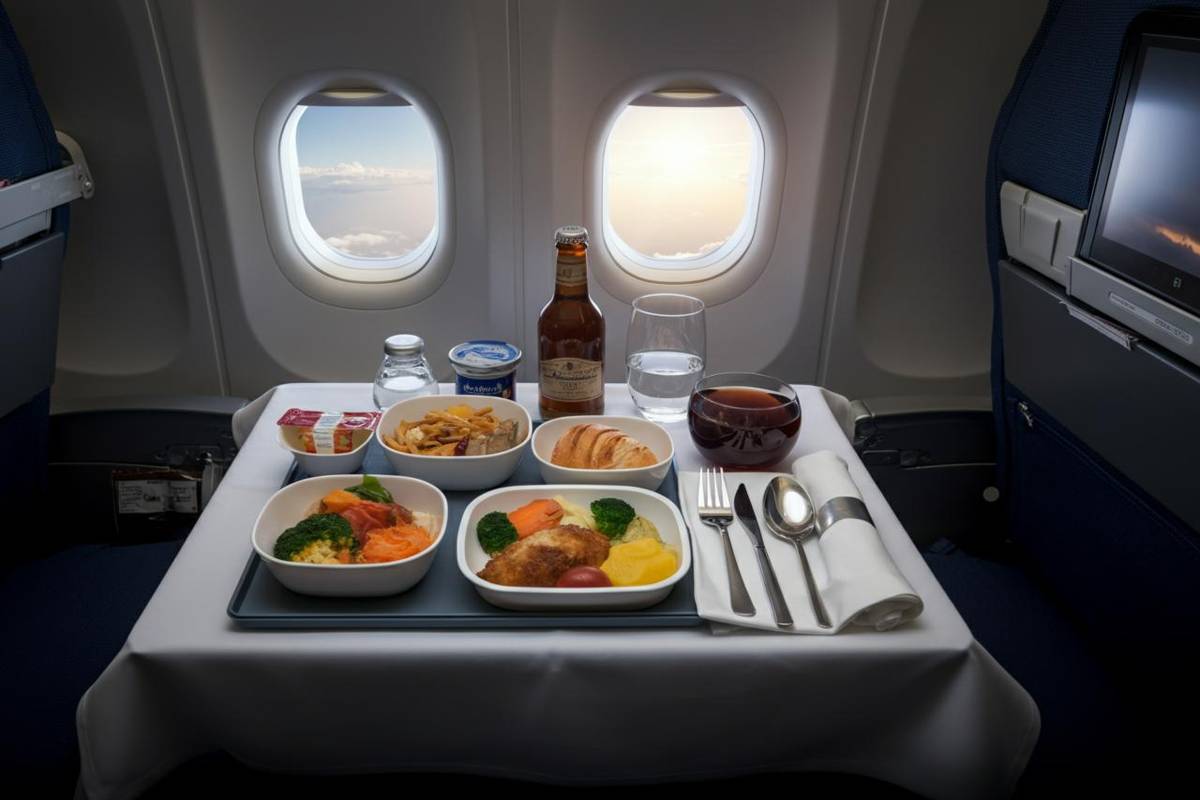 Il segreto svelato: perché il cibo in aereo ha un sapore diverso