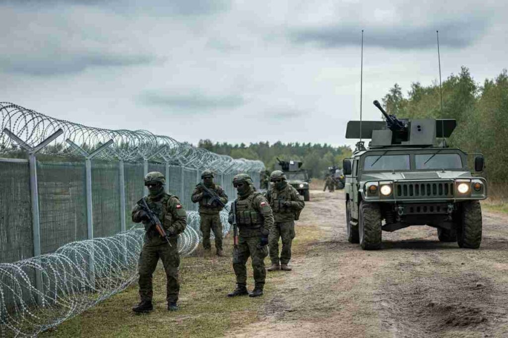 Polonia schiera 40mila soldati al confine con la Bielorussia: la determinazione di fronte alle minacce
