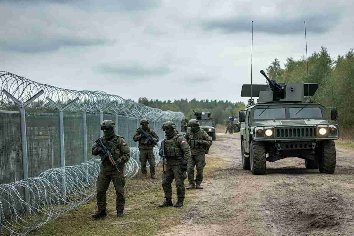 Polonia schiera 40mila soldati al confine con la Bielorussia: la determinazione di fronte alle minacce
