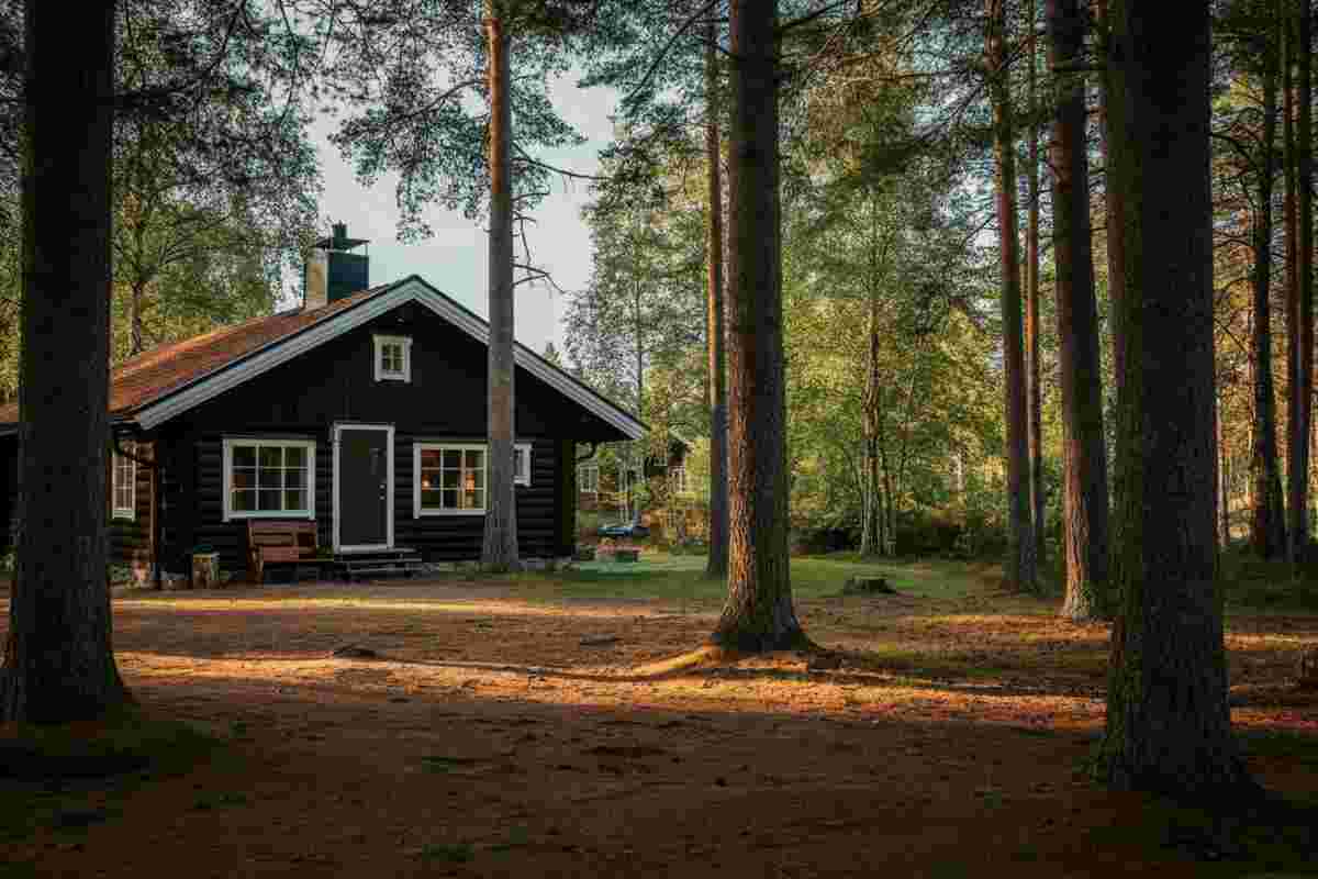 Svezia: vacanze da sogno in una baita nel bosco, ma attenti al silenzio!