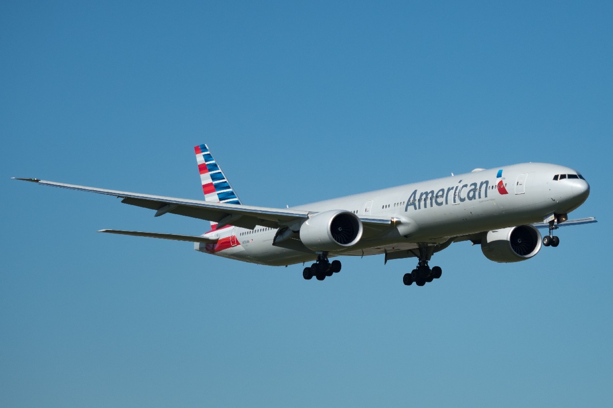 Un aereo di American Airlines