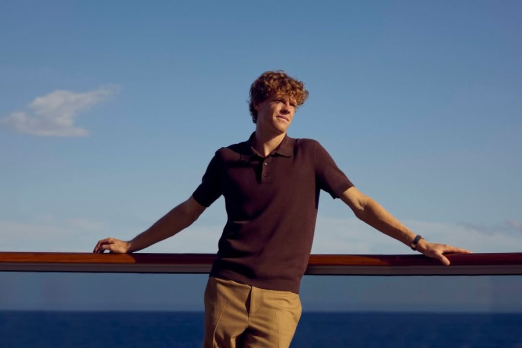 Jannik Sinner sulla crociera Explora III di MSC